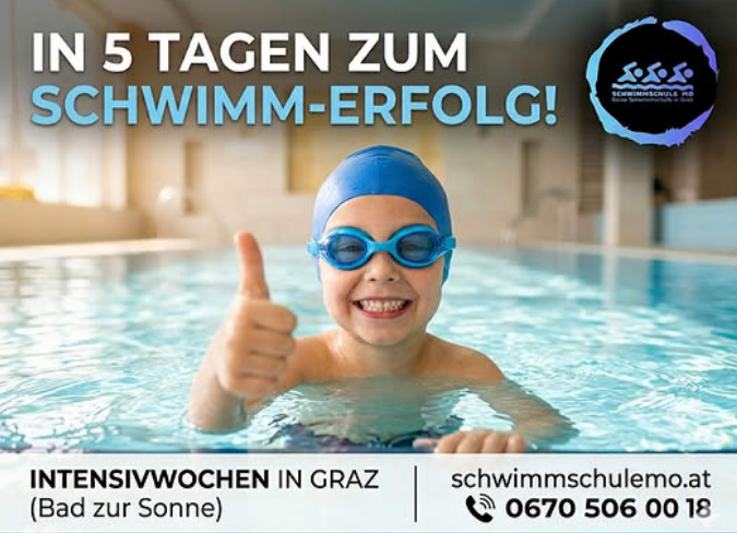 Intensiv-Schwimmkurse für Kinder